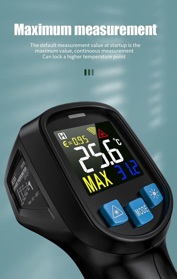 Planet Gates Thermometer Digital 800 Degree Infrared Thermometer Thermal Imager Laser Thermometers Pyrometer Hygrometer Thermostat Termometro