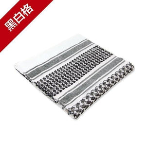 Planet Gates Thicken black white / 110X110cm Cotton  Thicken Multifunction Tactical Scarf man Arabic Keffiyeh Wrap Bandana Palestine  Military Scarves
