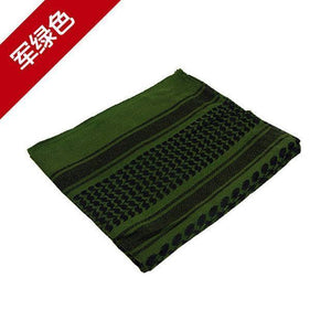Planet Gates Thicken green / 110X110cm Cotton  Thicken Multifunction Tactical Scarf man Arabic Keffiyeh Wrap Bandana Palestine  Military Scarves