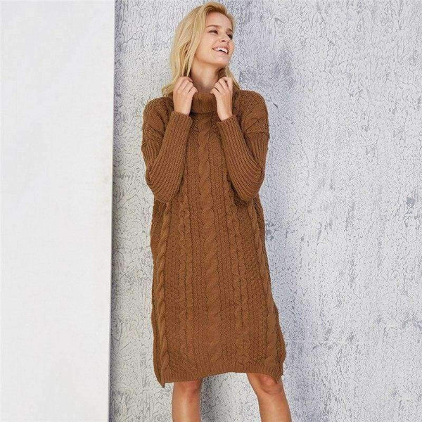 Planet Gates Thicken Knitted Pullovers Turtleneck Long Sweater For Women Autumn Winter Twist Knit Lady's Sweater 2018 Warm Pull Femme