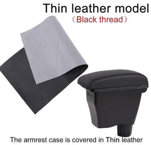 Planet Gates thin black Smart for two armrest box universal car center console smart forfour caja  modification double raised with USB No assembly