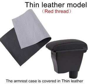 Planet Gates thin red Smart for two armrest box universal car center console smart forfour caja  modification double raised with USB No assembly