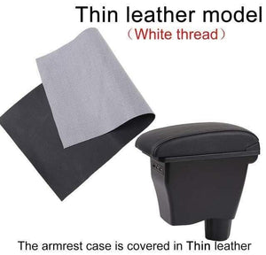 Planet Gates thin white Smart for two armrest box universal car center console smart forfour caja  modification double raised with USB No assembly