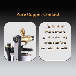 Planet Gates Thomas Coil Handmade Tattoo Machine Gun Cast Iron Frame for Liner 8 Wrap