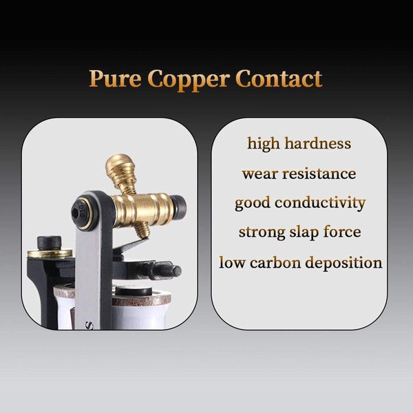 Planet Gates Thomas Coil Handmade Tattoo Machine Gun Cast Iron Frame for Liner 8 Wrap