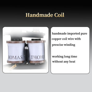 Planet Gates Thomas Coil Handmade Tattoo Machine Gun Cast Iron Frame for Liner 8 Wrap