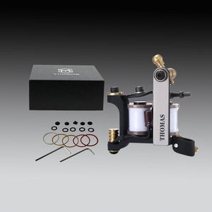 Planet Gates Thomas Coil Handmade Tattoo Machine Gun Cast Iron Frame for Liner 8 Wrap