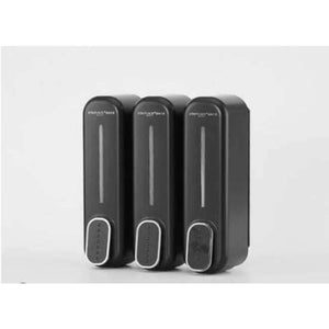 Planet Gates three black 350/700/1050 ml Capacity ABS Liquid soap dispenser wall mounted bathroom soap dispenser hotel products accessories