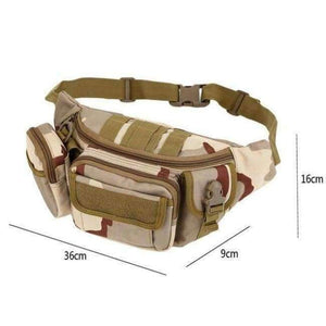 Planet Gates Three Camouflage Bag Waterproof Waist Fanny Pack Hiking Fishing Sports Hunting Waist Bags Camping Sport Bag Belt Camping Equipment