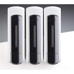 Planet Gates three chrome Bathroom Soap Dispenser Shower Liquid Shampoo Dispenser 350/700/1050ml Wall Mounted Bathroom Shower Soap Dispenser,hotel product