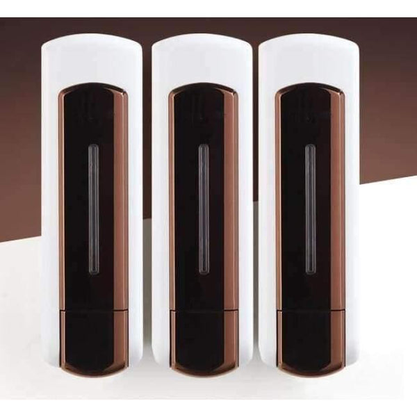Planet Gates three rose gold Bathroom Soap Dispenser Shower Liquid Shampoo Dispenser 350/700/1050ml Wall Mounted Bathroom Shower Soap Dispenser,hotel product