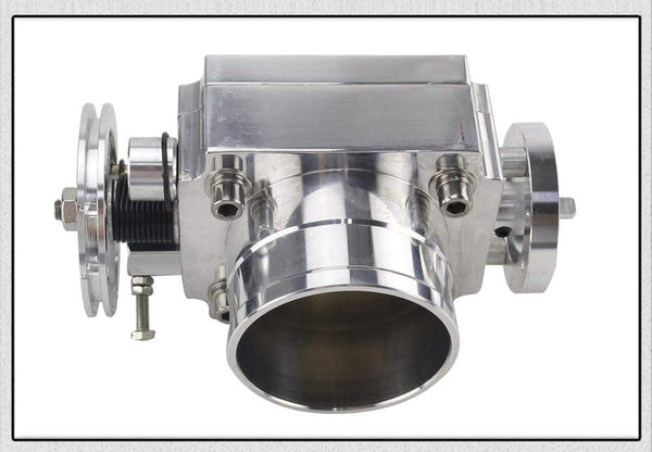 Planet Gates Throttle Body 70mm Throttle Body Performance Intake Manifold Billet Aluminum High Flow PQY6970