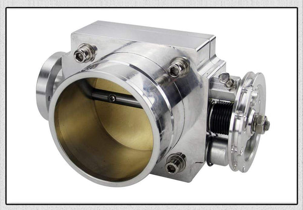 Planet Gates Throttle Body 70mm Throttle Body Performance Intake Manifold Billet Aluminum High Flow PQY6970