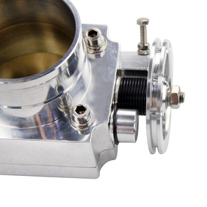 Planet Gates Throttle Body 70mm Throttle Body Performance Intake Manifold Billet Aluminum High Flow PQY6970