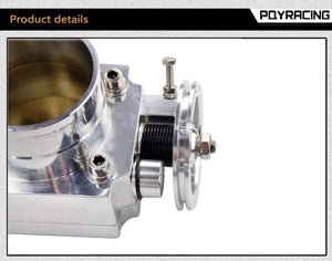 Planet Gates Throttle Body 70mm Throttle Body Performance Intake Manifold Billet Aluminum High Flow PQY6970