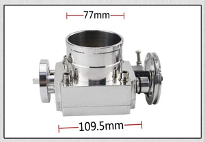 Planet Gates Throttle Body 70mm Throttle Body Performance Intake Manifold Billet Aluminum High Flow PQY6970