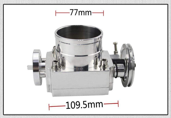 Planet Gates Throttle Body 70mm Throttle Body Performance Intake Manifold Billet Aluminum High Flow PQY6970