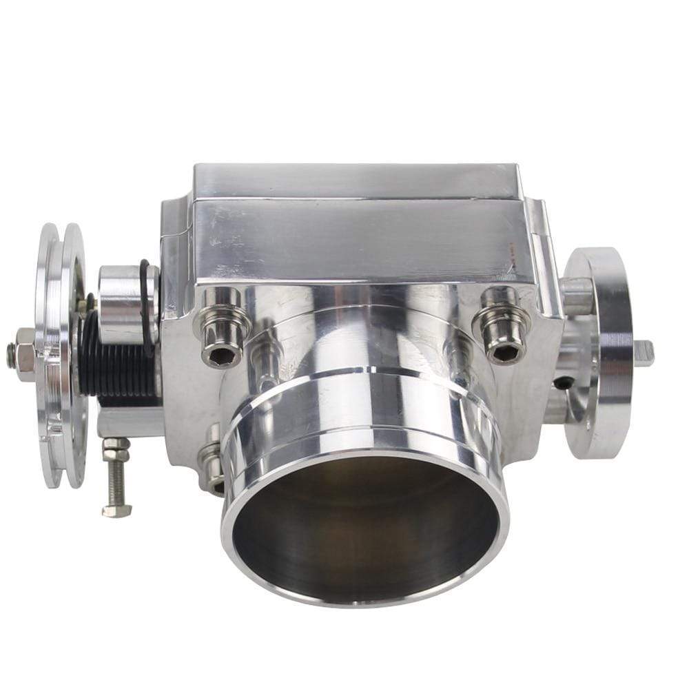 Planet Gates Throttle Body 70mm Throttle Body Performance Intake Manifold Billet Aluminum High Flow PQY6970