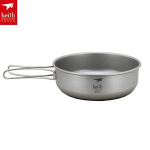 Planet Gates Ti5323 Camping 300ML-600ML  Titanium  Bowl Folding Bowl lightweight only Ti5323/Ti5326