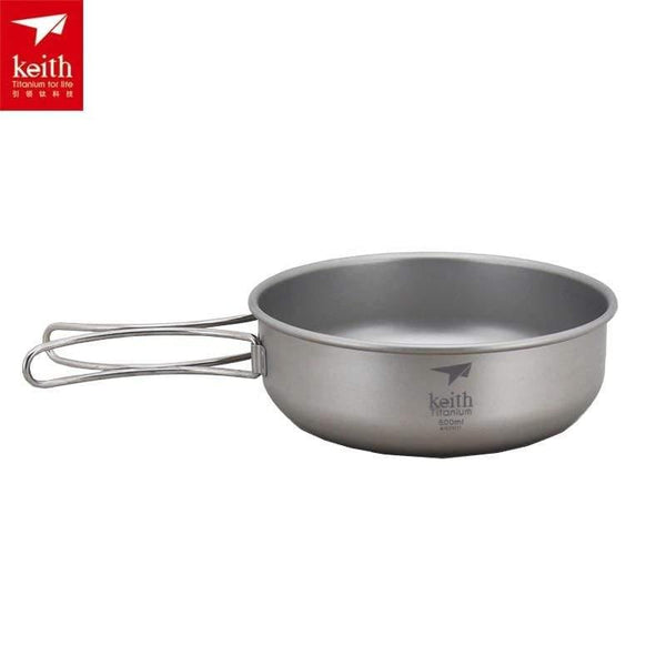 Planet Gates Ti5323 Camping 300ML-600ML  Titanium  Bowl Folding Bowl lightweight only Ti5323/Ti5326