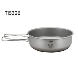 Planet Gates Ti5326 Camping 300ML-600ML  Titanium  Bowl Folding Bowl lightweight only Ti5323/Ti5326