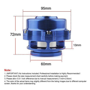 Planet Gates Tial style 50mm Blow Off Valve CNC BOV Authentic with v-band Flange with logo or not logo