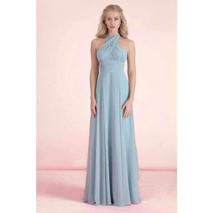 Planet Gates tiffany blue / 6 Blue Bridesmaid Dresses Chiffon Fall Winter Bridesmaid Dress Cheap Prom Vestido De Festa De Casamento Long-Party-Dress