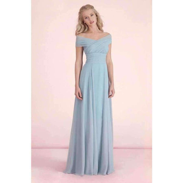 Planet Gates tiffany blue / 6 Blue Bridesmaid Dresses Chiffon Fall Winter Bridesmaid Dress Cheap Prom Vestido De Festa De Casamento Long-Party-Dress