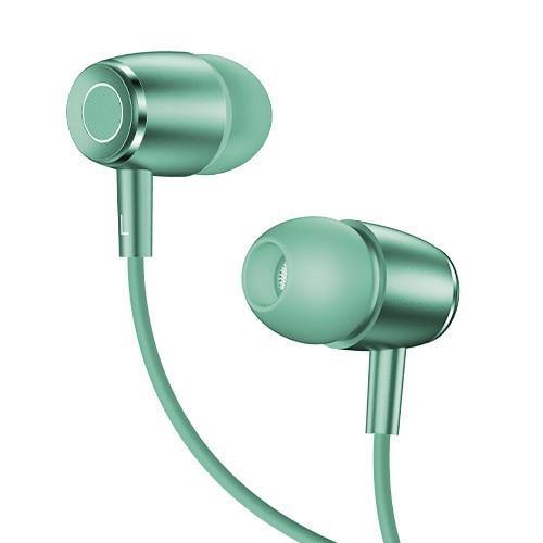 Planet Gates Tiffany Blue EP-26 Tiffany Blue in-ear Metal Earphones,USAMS 3.5mm Hifi Earbuds Bass Earphones Stereo Headset inear Wired Ear phone With Mic