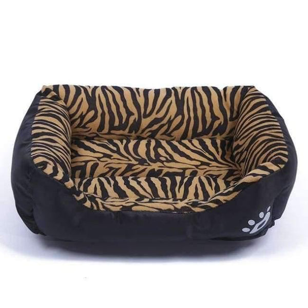 Planet Gates Tiger pattern / 42x32 cm Soft PP Cotton Pet Dog Bed Winter Warm Padded Puppy Cat Sofa Bed Cushion Waterproof Cat Dog Pet Mat House