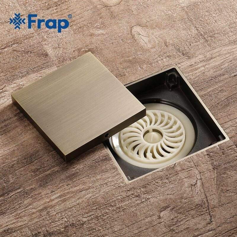 Planet Gates Tile Insert Square Floor Waste Grates Bathroom Shower Drain Floor Drain Antique Fltro Ducha Drain Hair Invisible Y38080