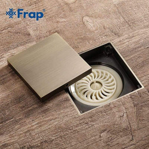 Planet Gates Tile Insert Square Floor Waste Grates Bathroom Shower Drain Floor Drain Antique Fltro Ducha Drain Hair Invisible Y38080