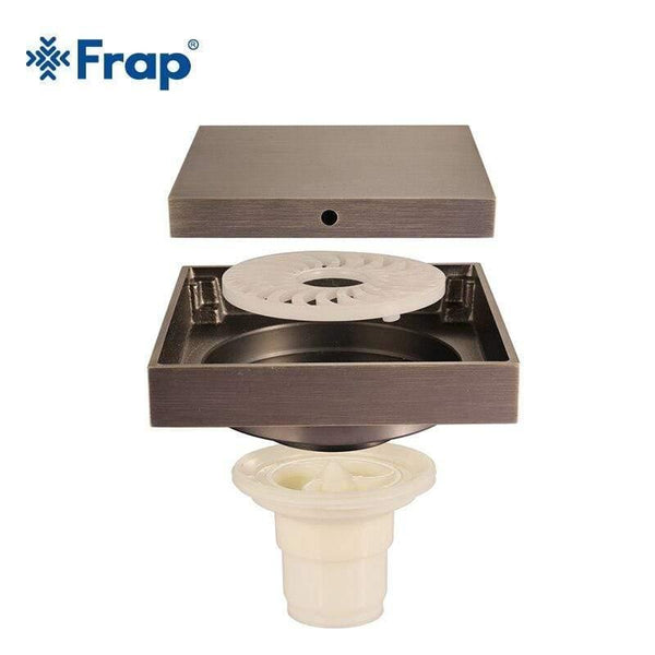 Planet Gates Tile Insert Square Floor Waste Grates Bathroom Shower Drain Floor Drain Antique Fltro Ducha Drain Hair Invisible Y38080