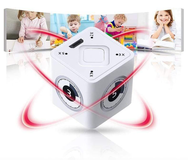 Timecube Timer Kitchen Cube Timer Rechargeable Stylish Mini Rubik timer 1-100 Minutes time management, Built-in gyroscope