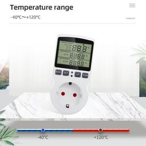 Planet Gates Timer Socket Thermostat Digital Temperature Controller Socket Outlet With Timer Switch Sensor Probe Heating Cooling 40% Off