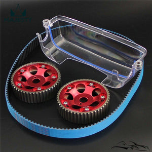 Planet Gates Timing Belt+Cam Gear Pulley Kit For T*oyota MK IV 2JZ-GTE 2JZ 93-02+ Cam Cover
