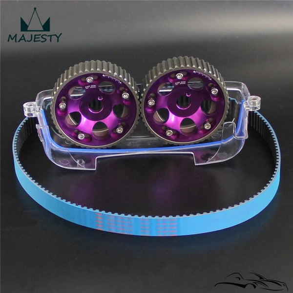 Planet Gates Timing Belt+Cam Gear Pulley Kit For T*oyota MK IV 2JZ-GTE 2JZ 93-02+ Cam Cover