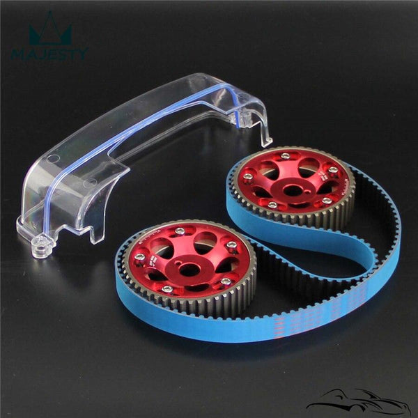 Planet Gates Timing Belt+Cam Gear Pulley Kit For T*oyota MK IV 2JZ-GTE 2JZ 93-02+ Cam Cover