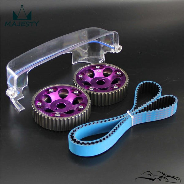 Planet Gates Timing Belt+Cam Gear Pulley Kit For T*oyota MK IV 2JZ-GTE 2JZ 93-02+ Cam Cover