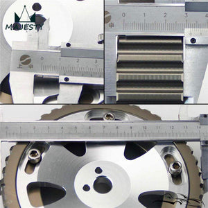 Planet Gates Timing Belt Cover +Cam Pulley w/ Belt For Lancer Evolution 4G63 EVO 4 5 6 7 8