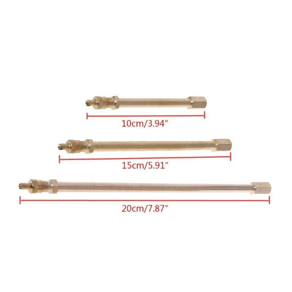 Planet Gates Tire Valve Stem Brass Metal Tire Valve Extension Motorcycle Car Accessory 1XCF