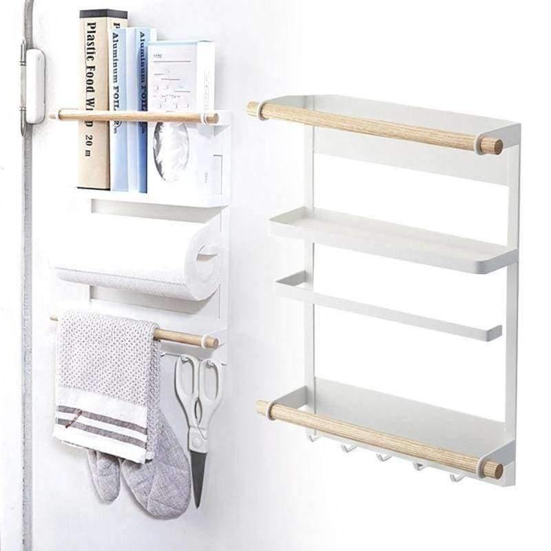 Planet Gates Tissue Hooks Fridge Storage Rack Kitchen Tableware Organization Frame Bathroom Toiletries Finishing Rack Metal Storage Rack V0