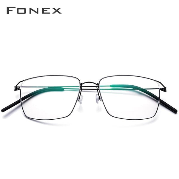 Planet Gates Titanium Alloy Glasses Frame Men Prescription Eyeglasses New Women Myopia Optical Korean Morten Screwless Eyewear 98624