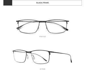 Planet Gates Titanium Alloy Glasses Frame Men Square Myopia Prescription Eyeglasses Frames 2020 New Full Optical Korean Eyewear 8105