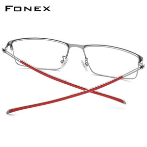 Planet Gates Titanium Alloy Glasses Frame Men  Square Prescription Eyeglasses Myopia Optical Frames Korean Screwless Eyewear F1010