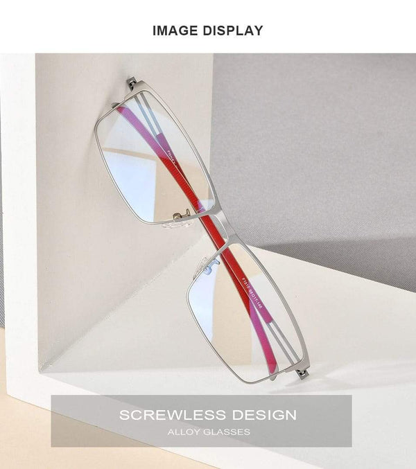 Planet Gates Titanium Alloy Glasses Frame Men  Square Prescription Eyeglasses Myopia Optical Frames Korean Screwless Eyewear F1010