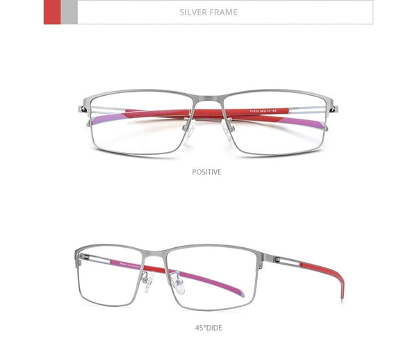 Planet Gates Titanium Alloy Glasses Frame Men  Square Prescription Eyeglasses Myopia Optical Frames Korean Screwless Eyewear F1010