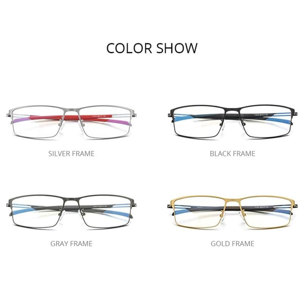 Planet Gates Titanium Alloy Glasses Frame Men  Square Prescription Eyeglasses Myopia Optical Frames Korean Screwless Eyewear F1010