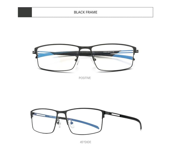 Planet Gates Titanium Alloy Glasses Frame Men  Square Prescription Eyeglasses Myopia Optical Frames Korean Screwless Eyewear F1010