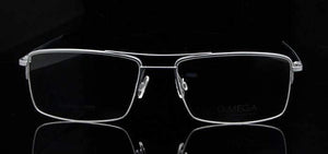 Planet Gates Titanium frame black Titanium Glasses Frame Men Half Rim Eyeglasses Pilot Glass Eyewear Business Man Spectacle Frame